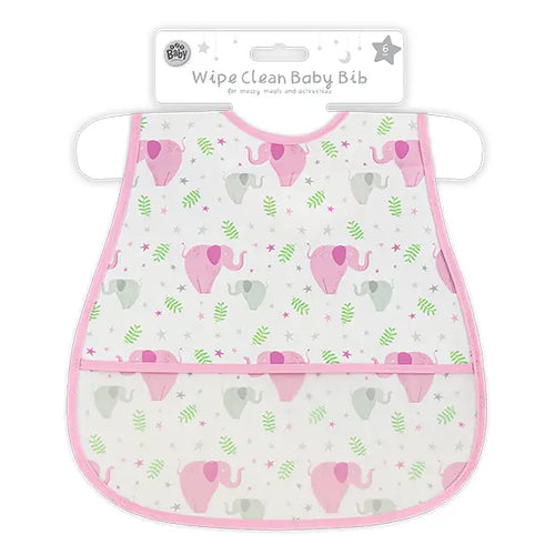 24 X Wipe Clean Baby Bib