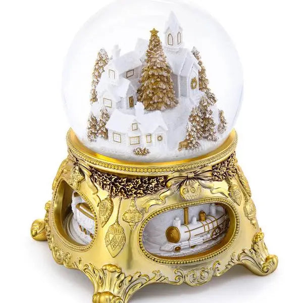 Luxury Christmas Snow Globe, Music Box, Waterglobe