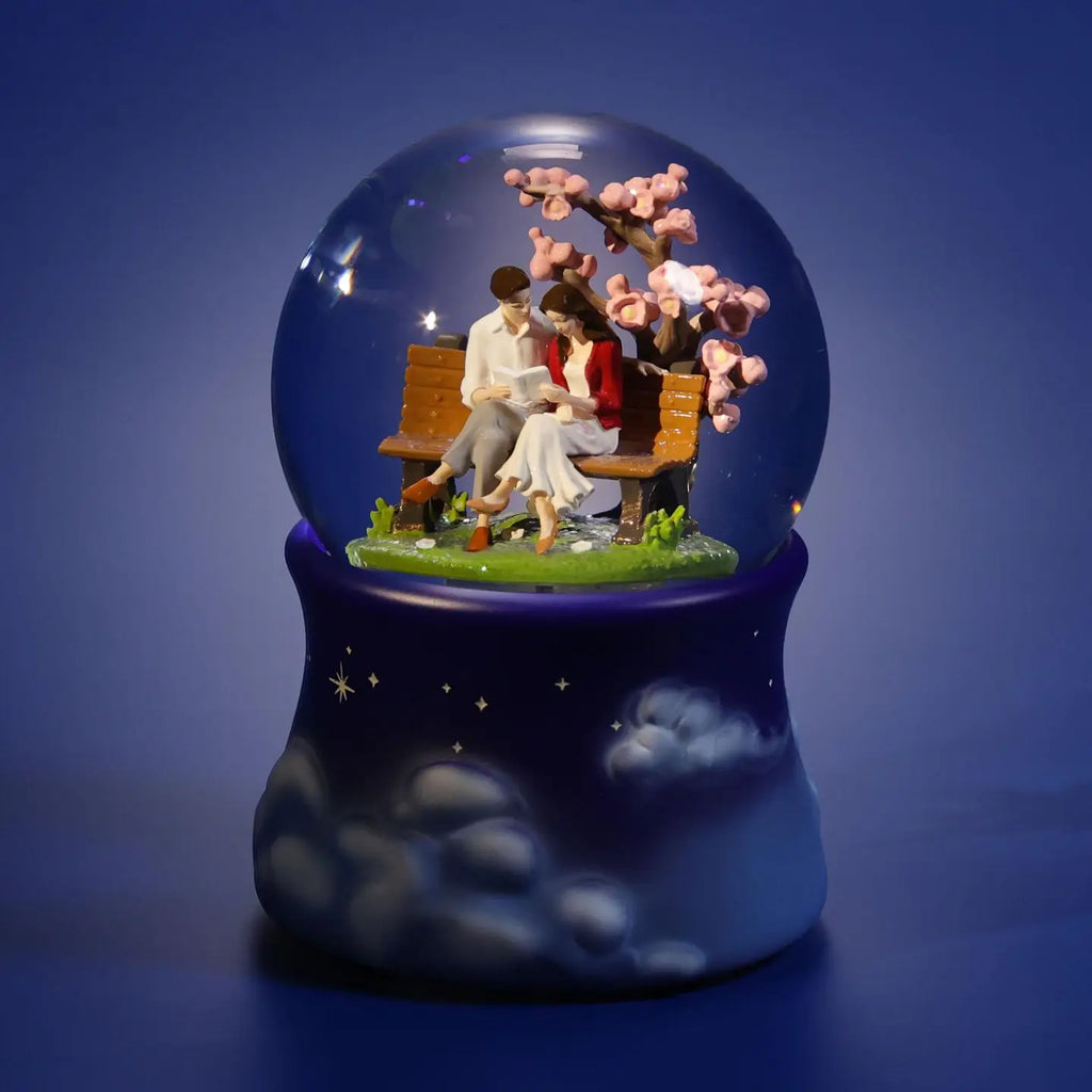 Snow Globe Love Story, Music Box, Water Globe