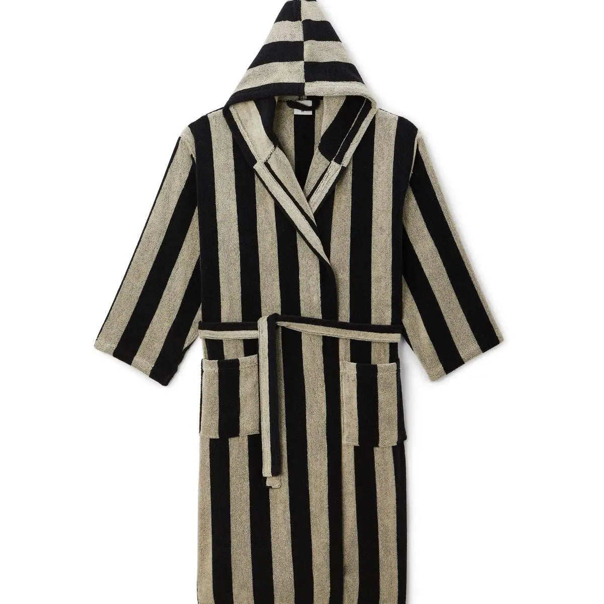Bathrobe Lignes Anthracite