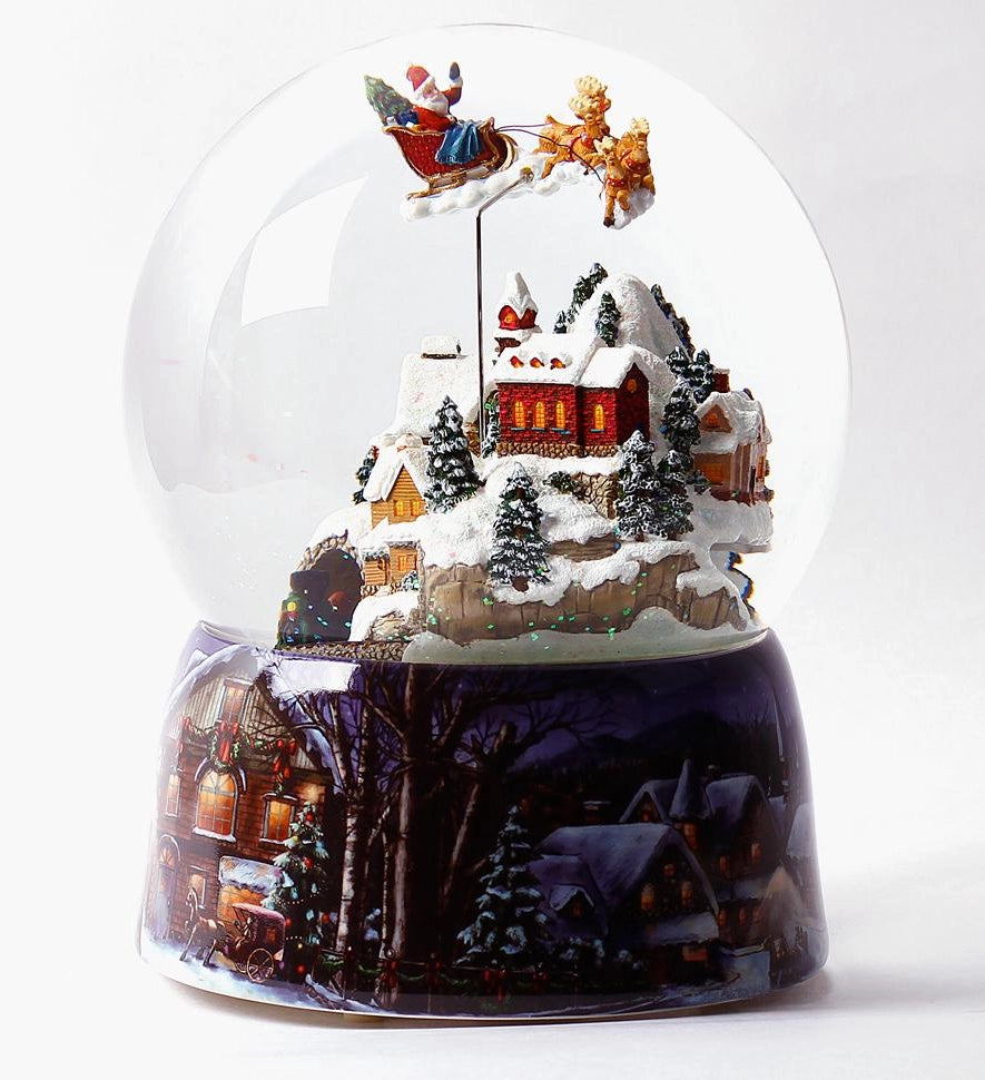 Xxl Giant Snow Globe "the Christmas Village"