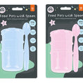 Baby Food Pots with Spoon 110ML 3 Pack