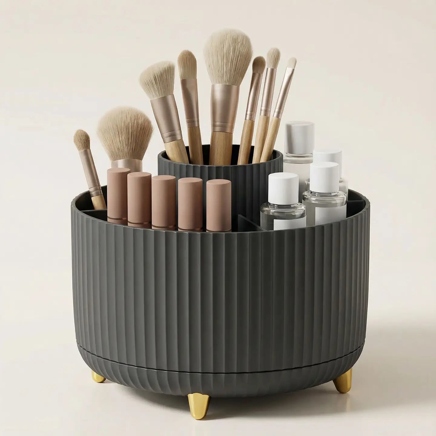 Rotating Makeup Organizer | Makeup Storage | Brush Holder
