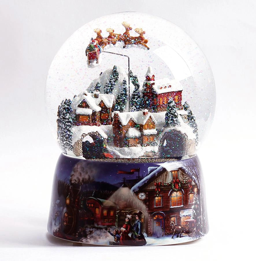 Xxl Giant Snow Globe "the Christmas Village"
