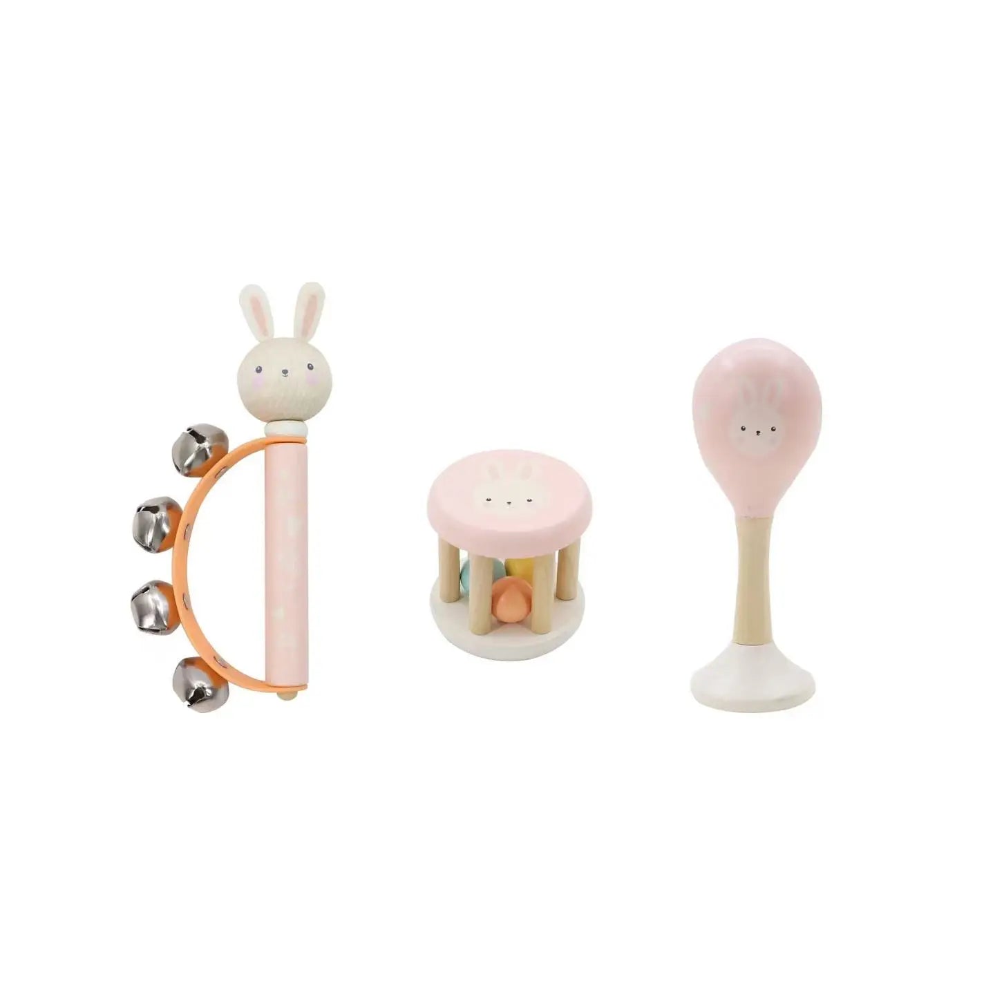 Wooden Baby Musical Set-Bunny