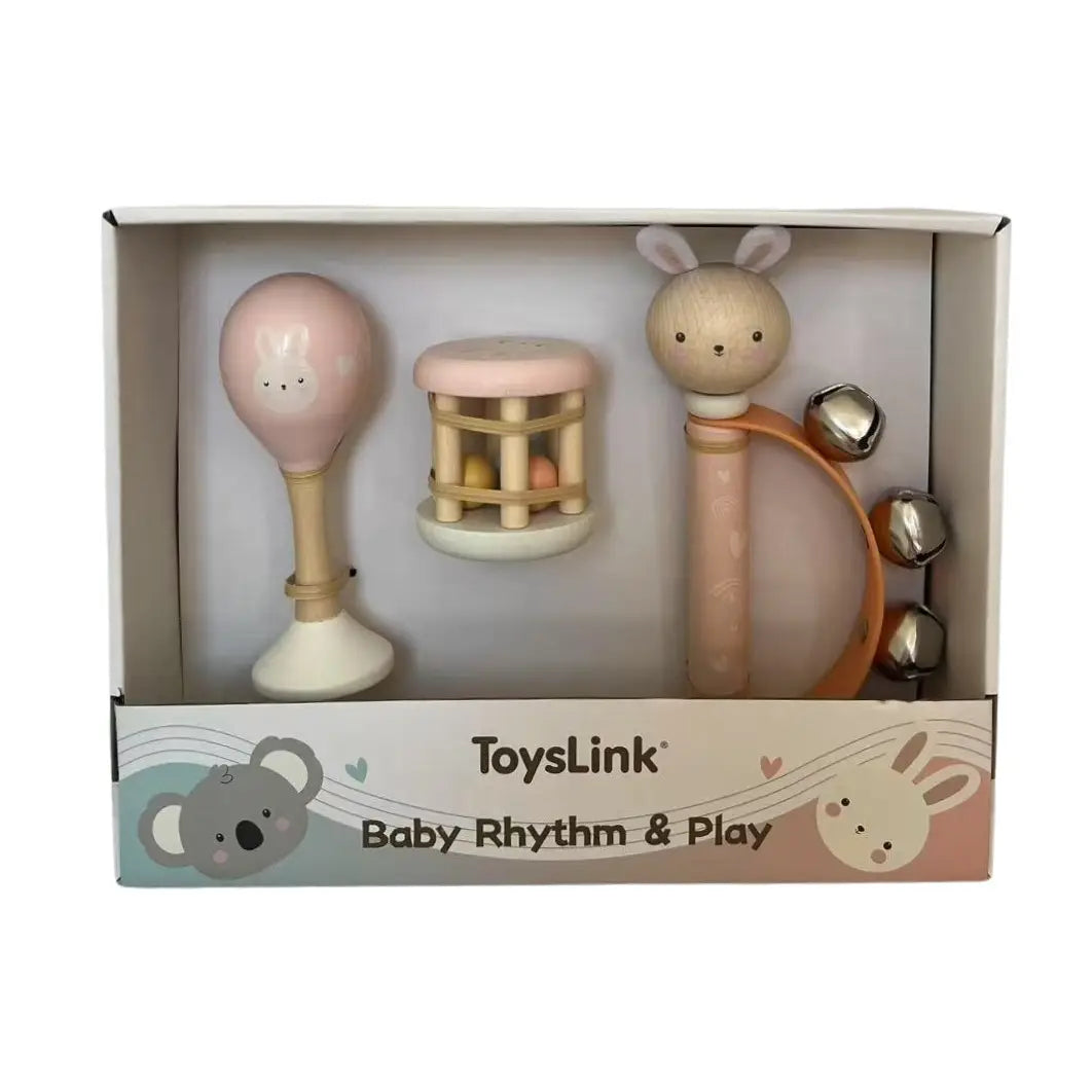 Wooden Baby Musical Set-Bunny