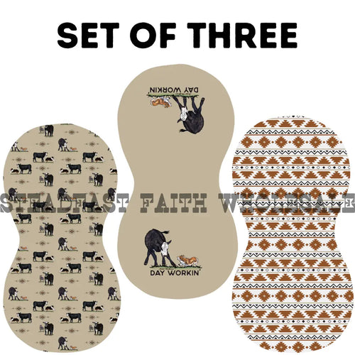 Day Workin' Burp Rag Set