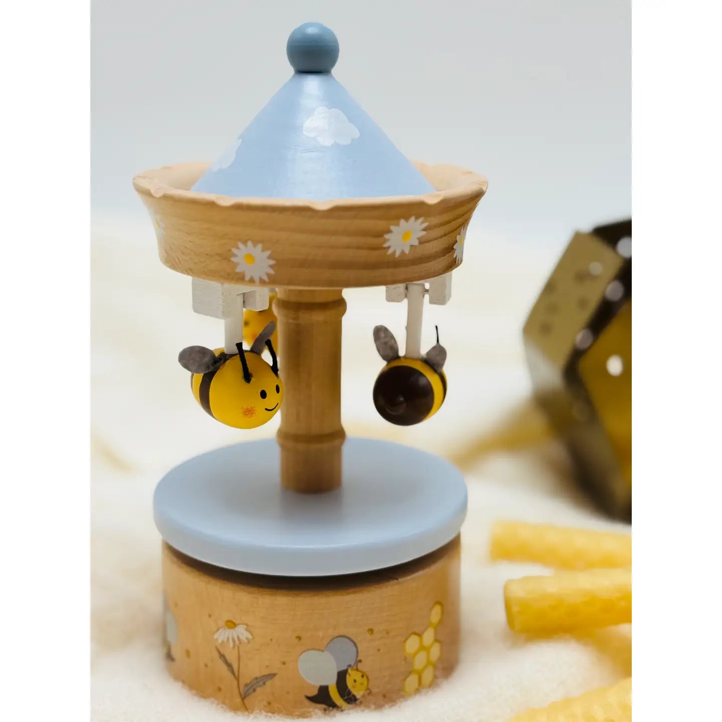 Wooden Bee Carousel