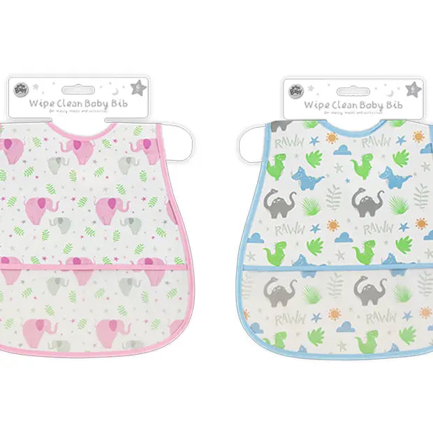 24 X Wipe Clean Baby Bib