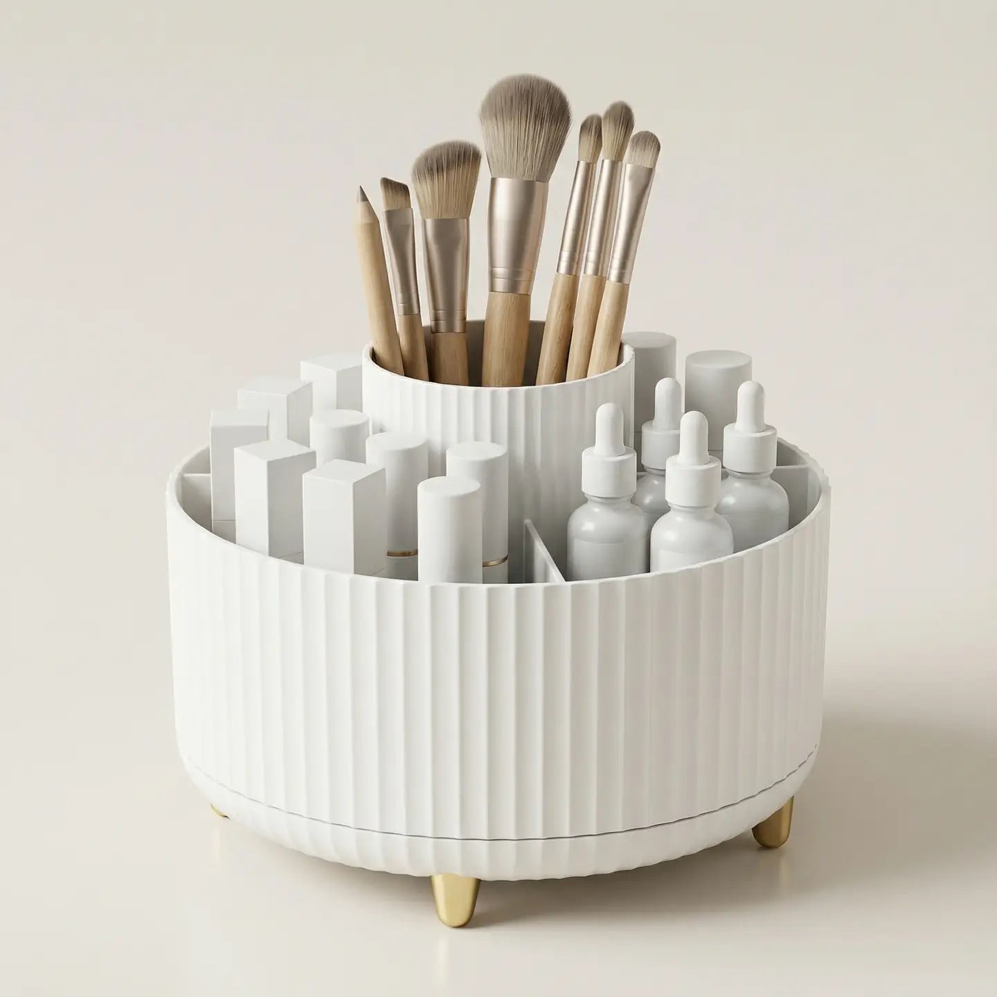 Rotating Makeup Organizer | Makeup Storage | Brush Holder