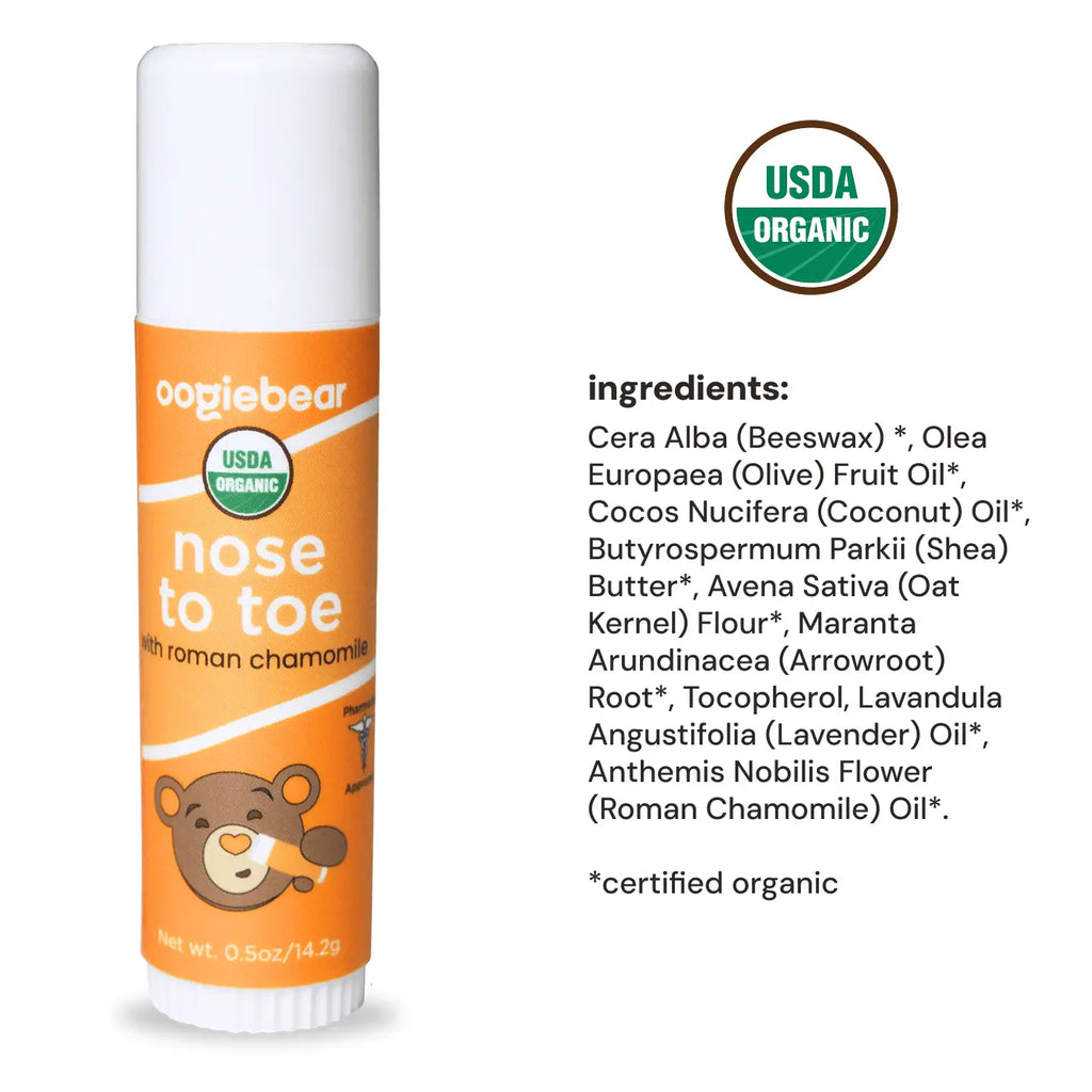 Organic nose-to-toe balm