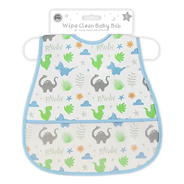 24 X Wipe Clean Baby Bib